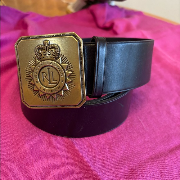 Lauren Ralph Lauren Accessories - Lauren Ralph Lauren Black Leather Belt Size M